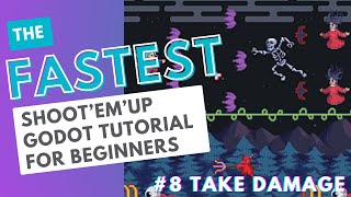 The Fastest Godot Shootem Up Tutorial - #8 Player Death