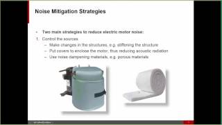 Mitigating Electric Motor Noise through Acoustic Simulations
