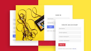 Create Responsive Login And Registration Form Using Html Css And ...