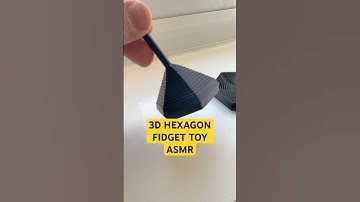 AWESOME 3D Hexagon Fidget Toy For ASMR Lovers! #asmr #asmrvideo #3dprinting