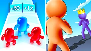 Join Blob Clash 3D | Giant Rush! - ALL LEVELS iOS/Android Gameplay