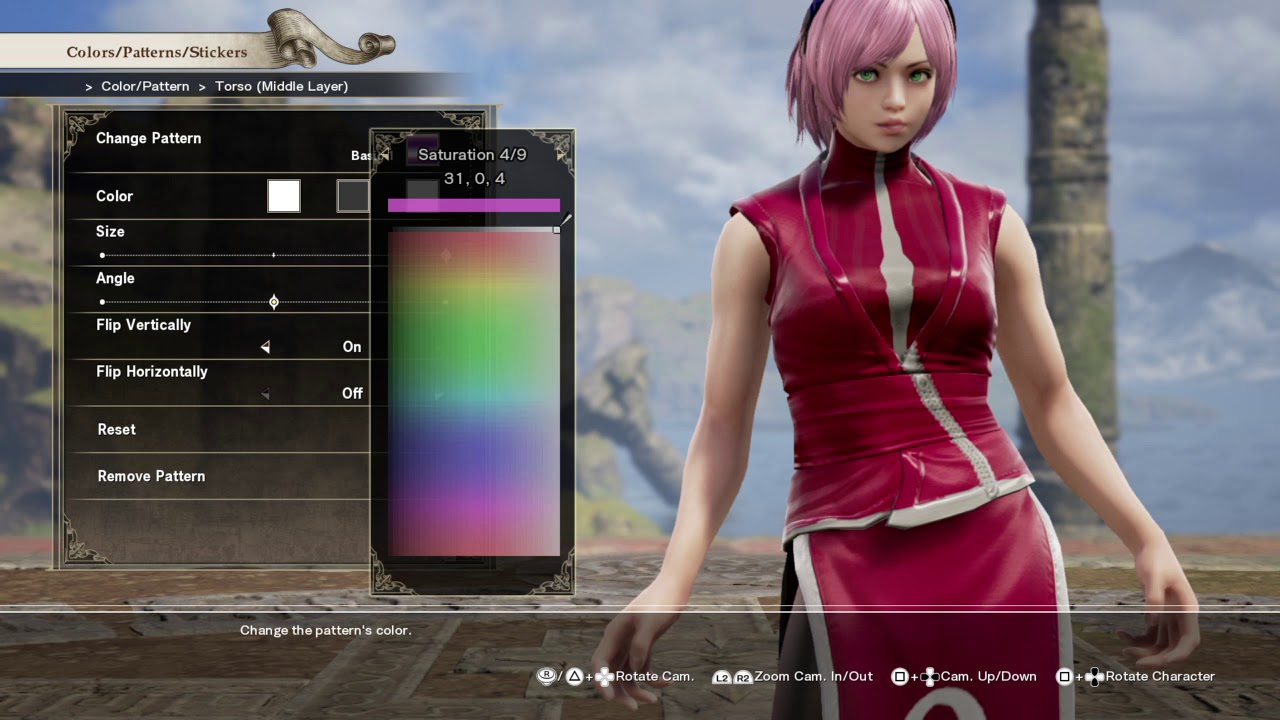 How to make Sakura (Naruto) in Soul Calibur 6 - YouTube