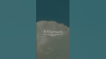 و اصبر وما صبرك الا بالله❤️😔 #تلاوات #سورة_النحل #اسلام_صبحي