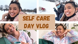 Self Care Day Vlog: Cooking | Indoor Plants | Winter Walk | Namibian in America