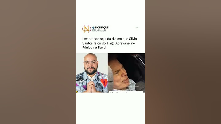 SILVIO SANTOS FALA SOBRE TIAGO ABRAVANEL