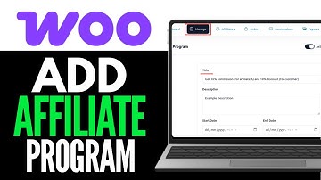 How To Add Affiliate Program To WooCommerce 2025 (QUICK GUIDE)