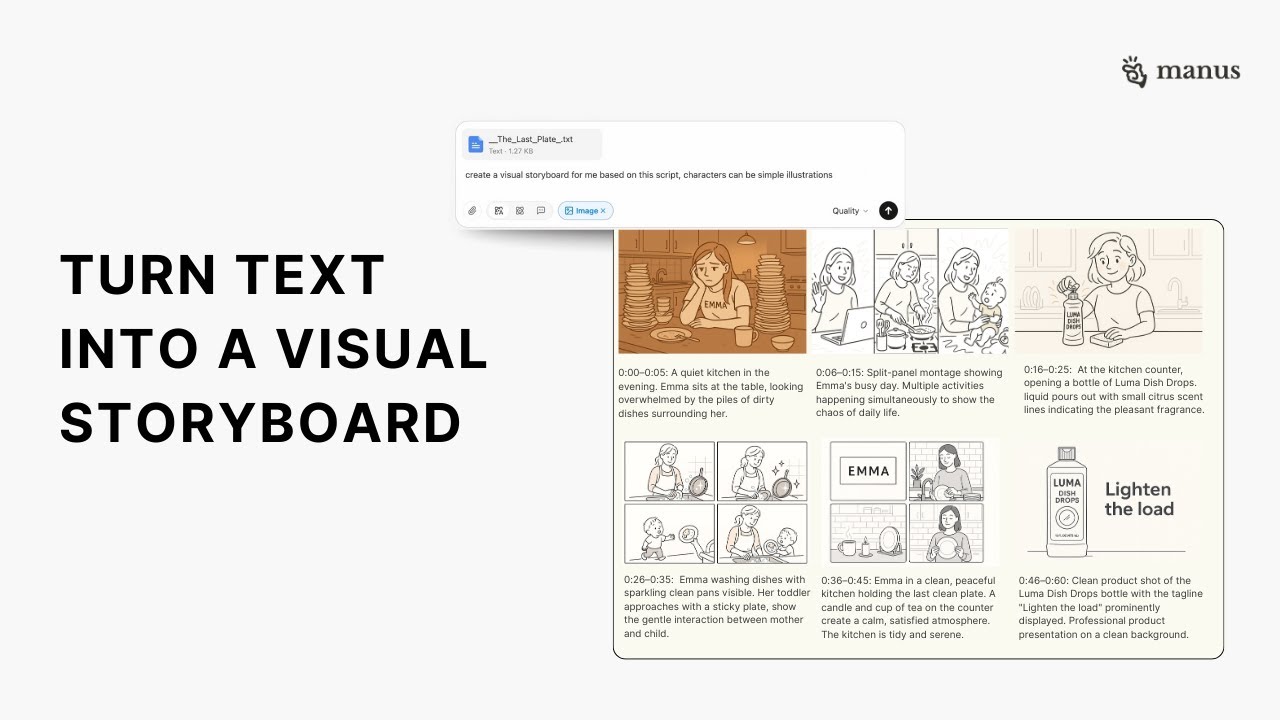 Manus AI: Go From Script to Storyboard Instantly - YouTube