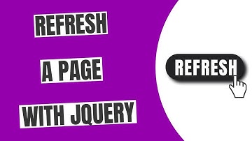 Refresh a Page With JQuery - HowToCodeSchool.com