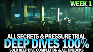 Deep Dive 100% Completion - All Secrets, Collectibles, Pressure Trial & Tier 3 Rewards (Week 1)