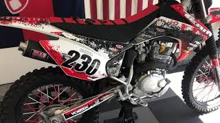 From 2004 to 2019 The final project Honda CRF 230 F with all decals