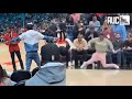 DC Young Fly And Boosie Have A Courtside Swag Surf Battle At Hawks Game