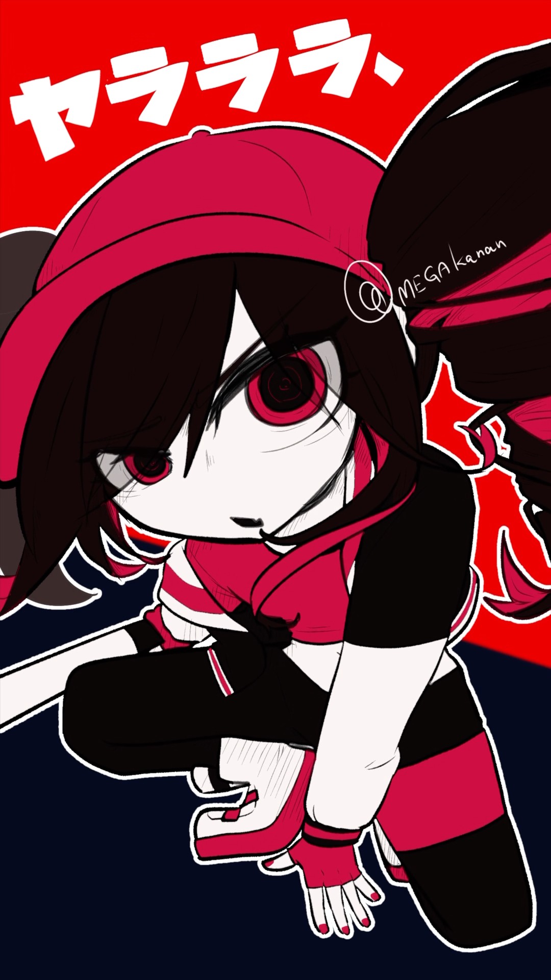 ヤラララ描いてみた #イラスト #イラストメイキング #タイムラプス