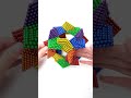 Magnetic Balls ASMR Pyramids #Shorts #Magnetiballs #ASMR #DIY