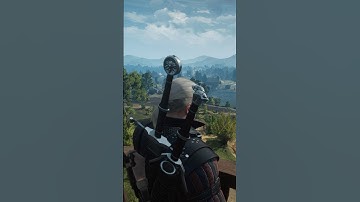 Even Geralt needs a moment to enjoy the view ⚔️ #witcher #witcher3 #geraltofrivia