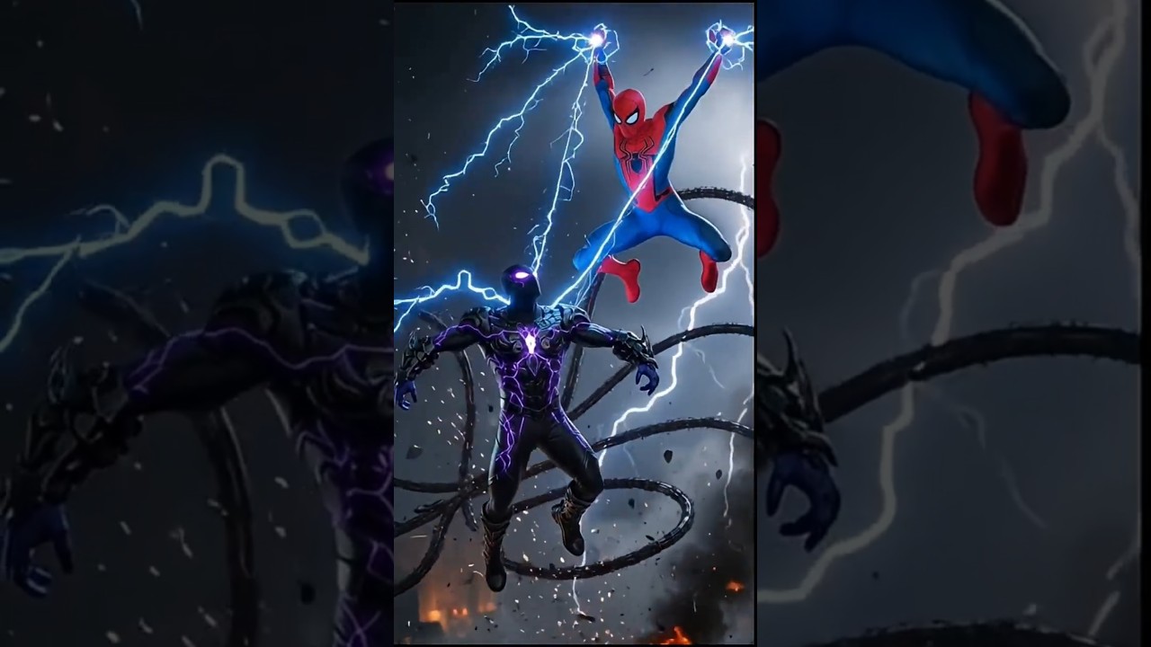 SpiderMan Vs Dark Shock🔥
