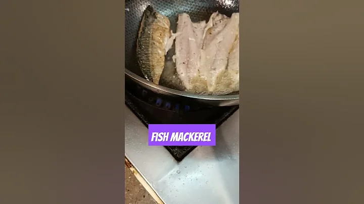 Fish Mackerel fillets #youtubeshorts #fry #lunch #satisfying #asmr #youtuber