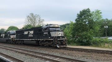 NS 6953 SD60E & NS 4490 AC44C6M & NS 7710 ES44DC Lead 23K West On 6/9/2021 @ 18:39 Hrs.