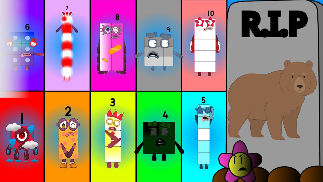 R.I.P PhobiaBlocks Band (1-10) (ALPHABETICAL) But The Numberblocks