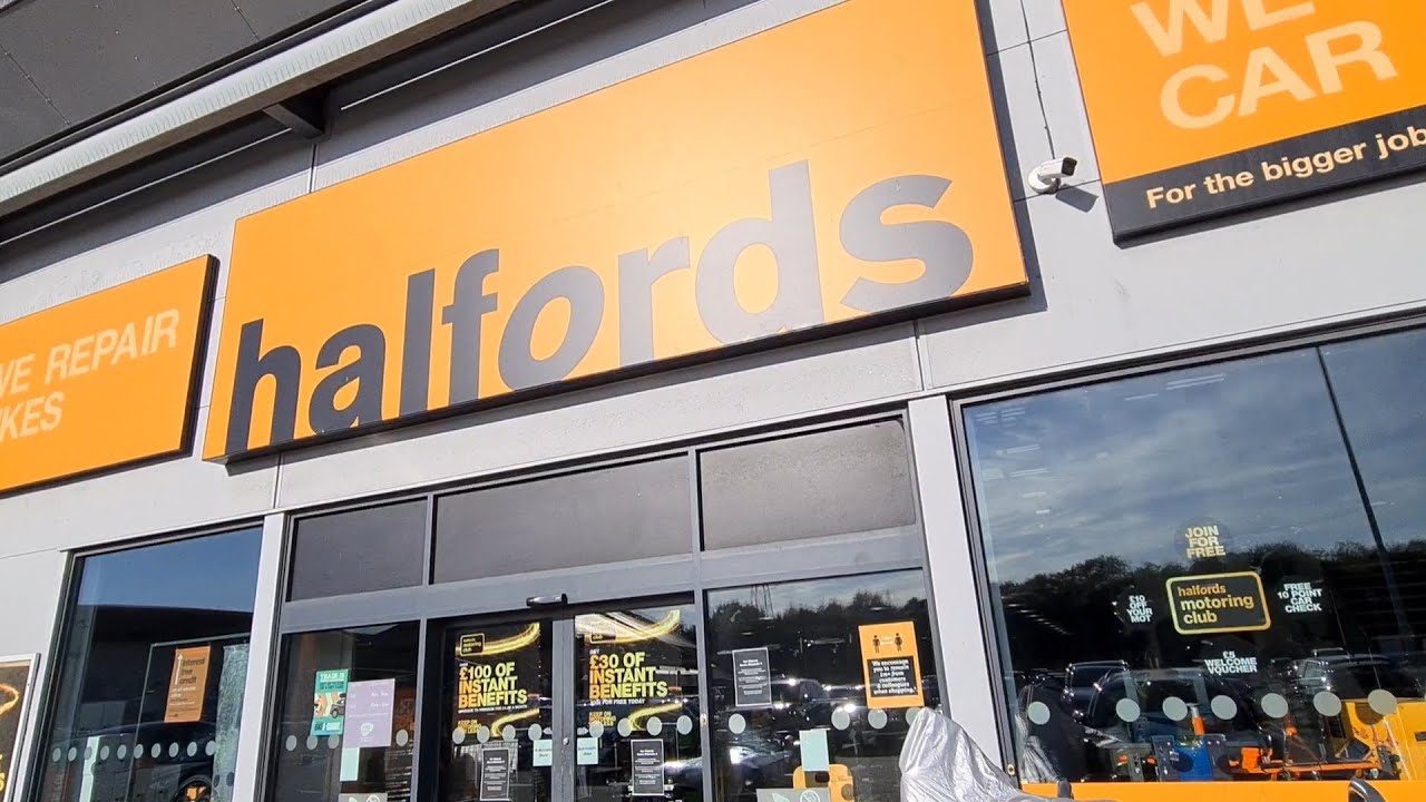 Trip to Halfords to pick up Aqsa bike at Beckton retail park East