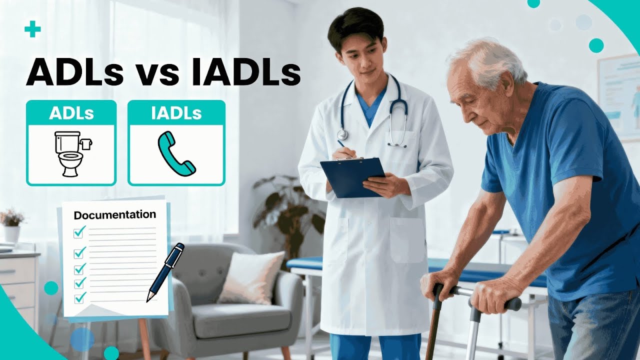 ADLs vs IADLs (Explained With Real Clinical Examples)|The Most Asked ...