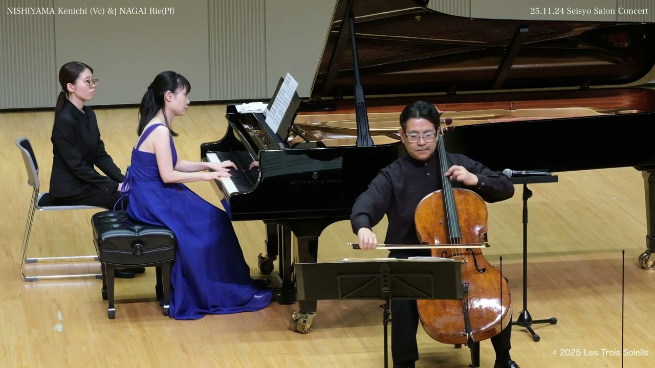 Bartok :Romanian Folk DancesSz.56  NISHIYAMA Kenichi(Vc), NAGAI Rie(Pf)