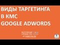 Урок 26: Виды таргетинга в КМС Google.Adwords