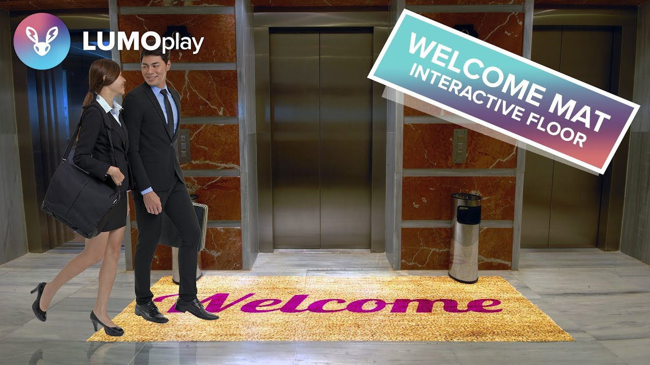 Free Welcome Mat Interactive Display Floor Experience From Lumo