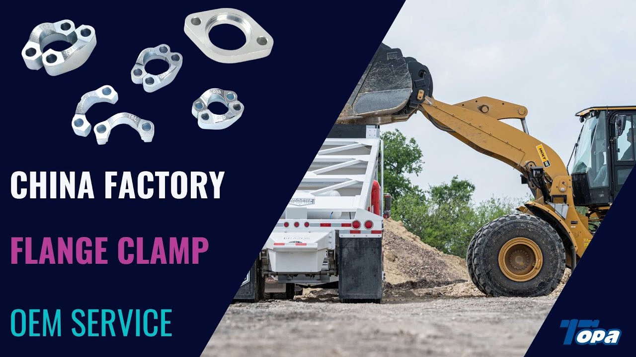 Carbon steel sae split flange clamps 3000 psi 9000 psi Parker hydraulic fitting type