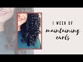 Maintaining Curly Hair For A Week | Curl Refresh & Updated Routine