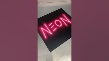 How To Airbrush Bright Neon Lettering !