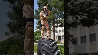 Kursantlar harakati balance mastery 🇺🇿 #military #training #uzbekistan #army #airsoft #police