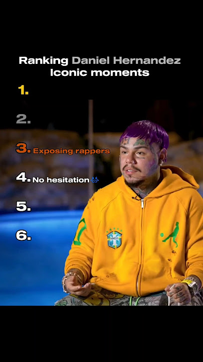 Ranking Daniel Hernandez Iconic moments #6ix9ine #tiktok #funnymoments #rap