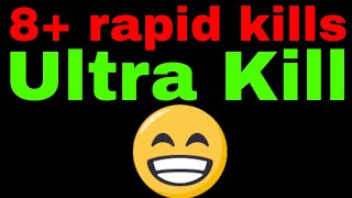 FAST ULTRA KILL, 8+ RAPID KILLS. WW2 RAPID ULTRA KILL!