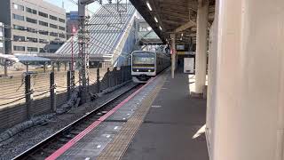 ２０９系 千葉駅回送発車