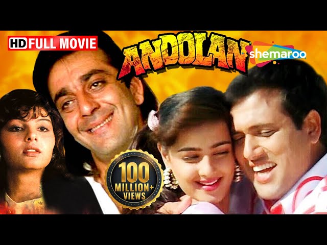 Andolan - Sanjay Dutt - Govinda - Mamta Kulkarni - Hindi Full Movie class=