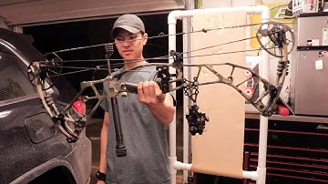 New Hoyt Bow Build With 60x Custom Strings (First Time)