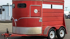 1995 S & H 2-HORSE BUMPER PULL TRAILER - Transwest Truck Trailer RV (Stock #: 5U160824)