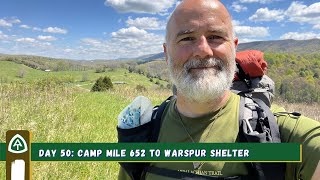 Appalachian Trail: Day 50  Good Hike and Felt Better But Worried About Fire Closure!