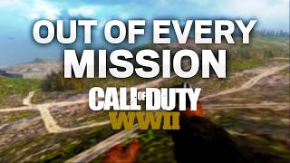 Out of Map EVERY Campaign Mission - COD WW2 Glitches