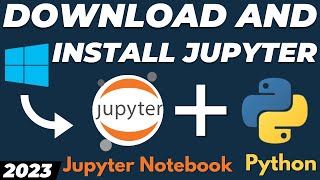 How to download and install Jupyter Notebook for Windows 10 / 11 with Python tutorial screenshot 5