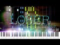 【ピアノアレンジ】LOSER - Kenshi Yonezu [米津玄師] (Synthesia) / full version