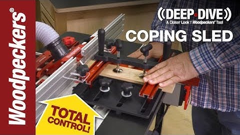 Coping Sled Assembly & DEMO On Router Table | Deep Dive
