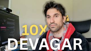 Eu sou um Dev 10x Mais Devagar (Opinião sem Hype)