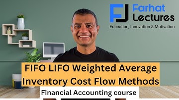 FIFO LIFO Weighted Average Inventory Cost Flow Methods