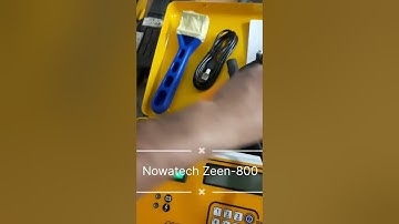 Mdpe pipe jointing machine full Process Nowatech Zeen-800 Plus Electrofusion