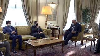 وزير الخارجية يشيد بموقف مصر الداعم للشرعية في اليمن وجهود استعادة الدولة