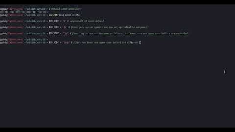 demo of xonsh cctrlw xontrib