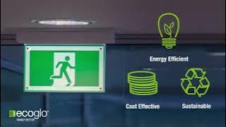 Ecoglo International - Hybrid PL Exit Sign to meet SA TS 5367