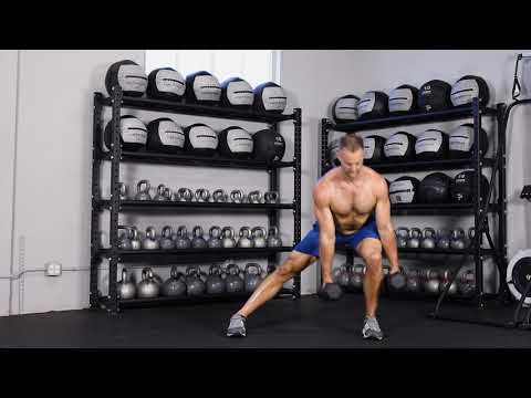Dumbbell lateral lunge