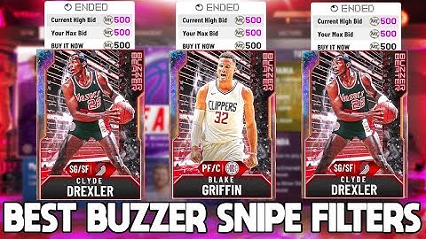 BEST BUZZER SNIPE FILTERS! SNIPE OPAL BLAKE GRIFFIN AND CLYDE! NBA 2K20 MyTeam
